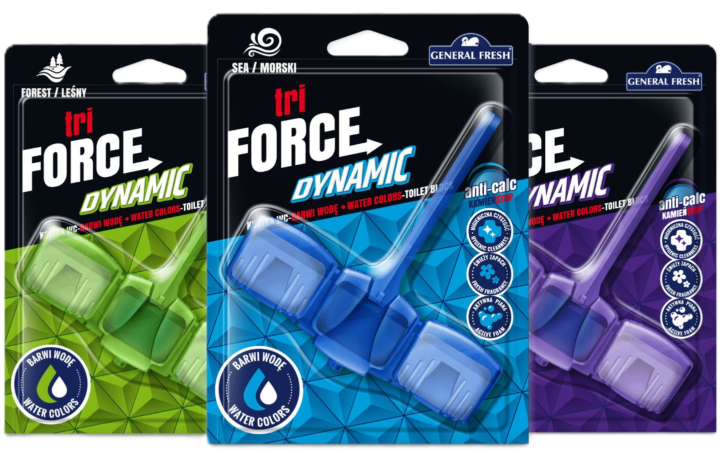 Kostka WC Tri Force Dynamic mix 1