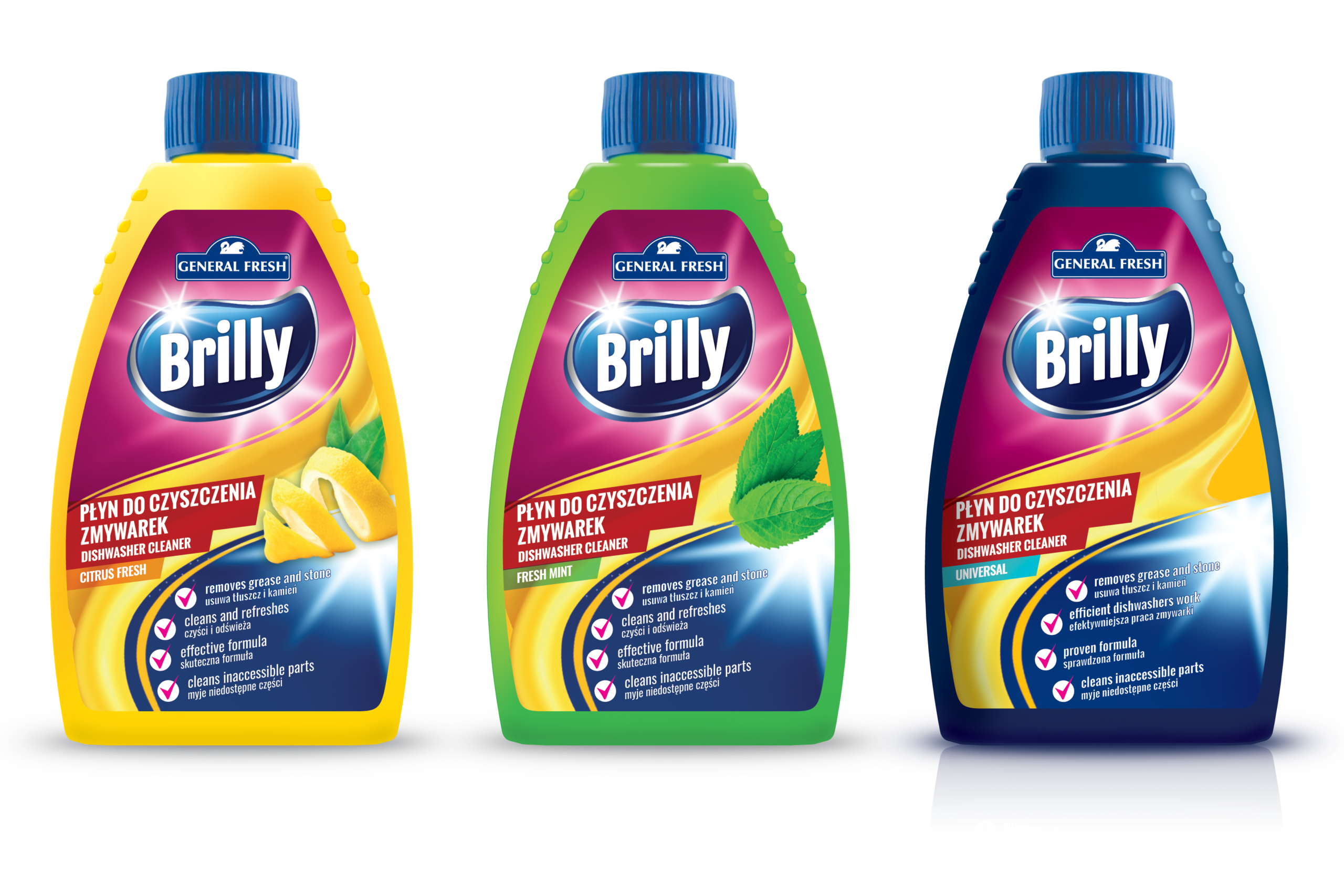 Brilly Plyn do czyszczenia zmywarek mix scaled